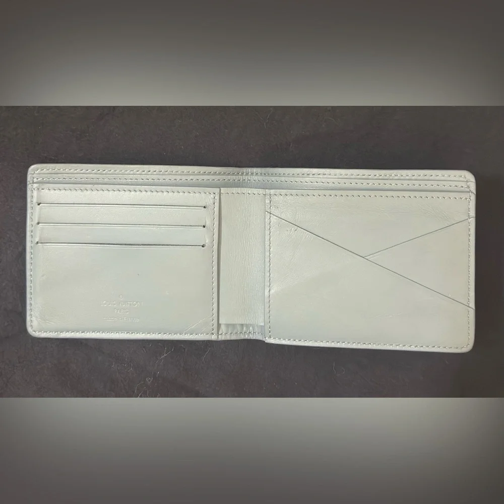 Louis Vuitton Monogram Taurillon Leather Wallet- Snow  #M14252